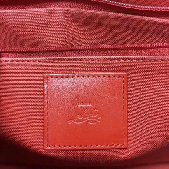 Auth CHRISTIAN LOUBOUTIN nastrolbi 3235280 Beige Black Multi Canvas Leather - Picture 6 of 9